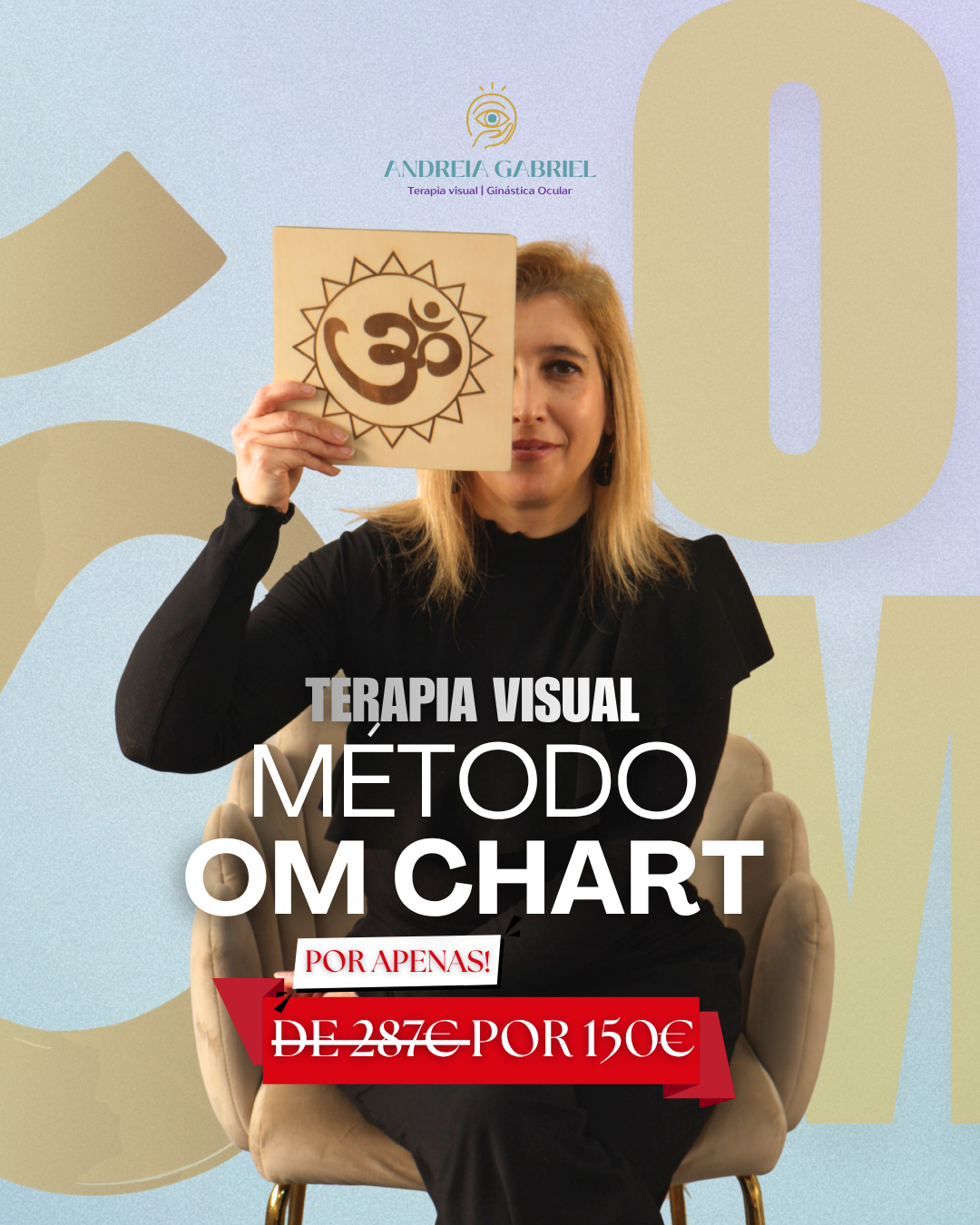 Curso Terapia Visual Método OM Chart KIT Bónus + Ebook de Alimentação para a Visão